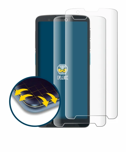 Image de l'appareil Unitech EA660 avec une grande variété de protections d'écran.