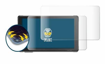 Image de l'appareil Interphone RideSync Sync55 avec une grande variété de protections d'écran.