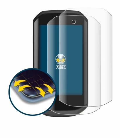 Image de l'appareil Garmin Edge 1050 avec une grande variété de protections d'écran.