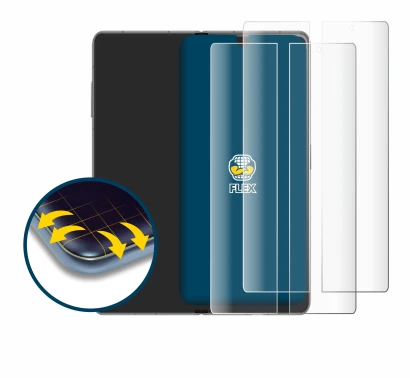 Image de l'appareil Honor Magic V3 (inneres Display) avec une grande variété de protections d'écran.