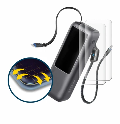 Image de l'appareil Anker Laptop Powerbank A1695 avec une grande variété de protections d'écran.