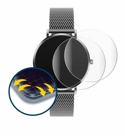 Image de l'appareil Pireware Amory 5 avec une grande variété de protections d'écran.