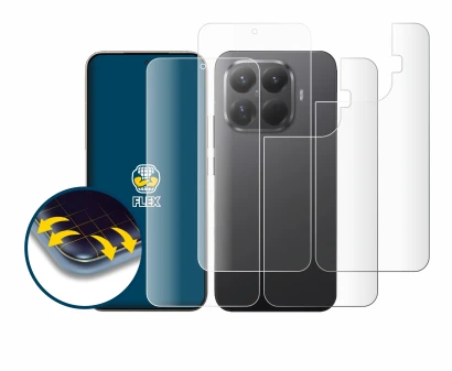 Image de l'appareil Xiaomi 15T Pro (Avant+Arrière) avec une grande variété de protections d'écran.