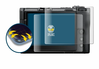 Image de l'appareil Nikon ZR avec une grande variété de protections d'écran.