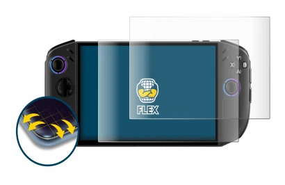 Image de l'appareil Lenovo Legion Go Gen 2 avec une grande variété de protections d'écran.