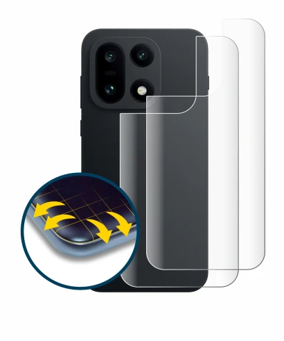 Image de l'appareil OnePlus 15 (Arrière) avec une grande variété de protections d'écran.