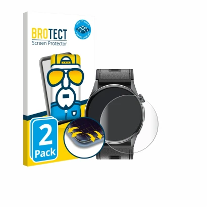 Face avant d’un emballage produit avec le logo de la marque BROTECT. À côté, l’appareil Rogbid Rowatch D3 est représenté avec