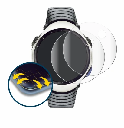 Image de l'appareil Suunto Regatta avec une grande variété de protections d'écran.