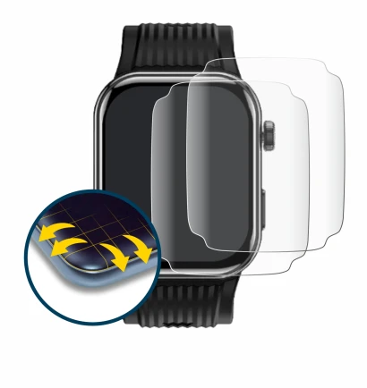 Image de l'appareil Rollme Kore D1 avec une grande variété de protections d'écran.