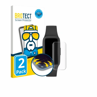 Face avant d’un emballage produit avec le logo de la marque BROTECT. À côté, l’appareil Biggerfive Vigor 3 est représenté avec