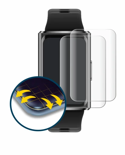 Image de l'appareil Huawei Band 11 Pro avec une grande variété de protections d'écran.