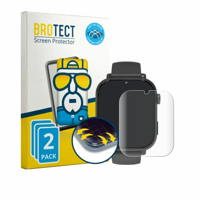 Face avant d’un emballage produit avec le logo de la marque BROTECT. À côté, l’appareil Pthtechus A22 est représenté avec la p
