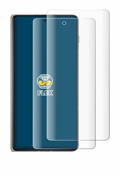 Image de l'appareil Motorola Razr Fold avec une grande variété de protections d'écran.