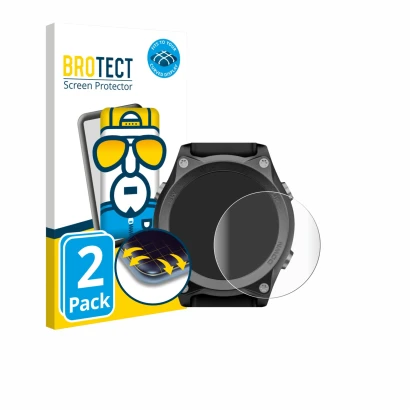 Face avant d’un emballage produit avec le logo de la marque BROTECT. À côté, l’appareil Mares Sirius est représenté avec la pr