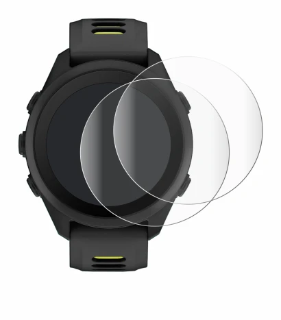 Image de l'appareil Garmin Forerunner 170 avec une grande variété de protections d'écran.