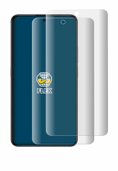 Image de l'appareil Honor X8d avec une grande variété de protections d'écran.