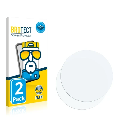 Face avant d’un emballage produit avec le logo de la marque BROTECT. À côté se trouve la protection d’écran correspondante.