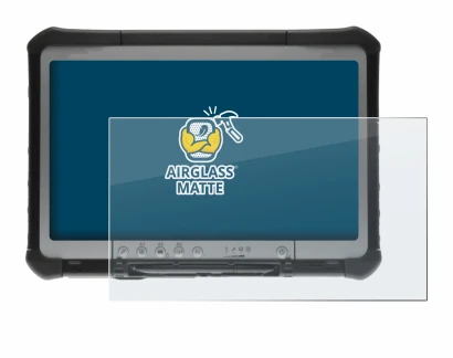 Image de l'appareil Panasonic Toughbook CF-D1 avec une grande variété de protections d'écran.