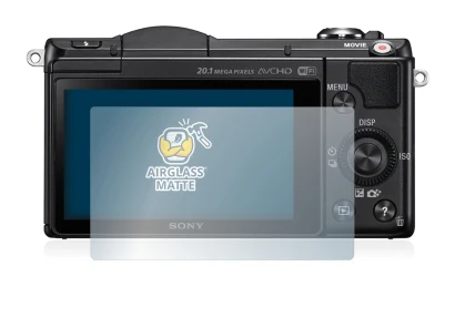 Image de l'appareil Sony Alpha 5000 (DSLR-A5000) avec une grande variété de protections d'écran.