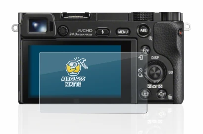 Image de l'appareil Sony Alpha 6000 avec une grande variété de protections d'écran.