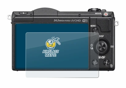 Image de l'appareil Sony Alpha 5100 (DSLR-A5100) avec une grande variété de protections d'écran.
