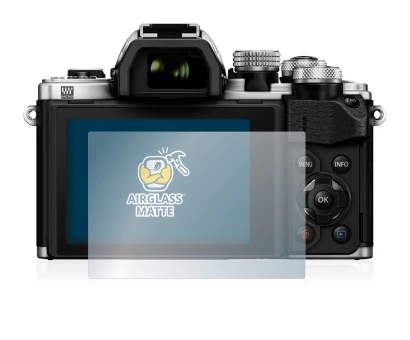 Image de l'appareil Olympus OM-D E-M10 Mark II avec une grande variété de protections d'écran.