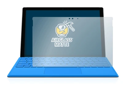 Image de l'appareil Microsoft Surface Pro 4 avec une grande variété de protections d'écran.