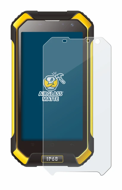 Image de l'appareil Blackview BV6000 avec une grande variété de protections d'écran.