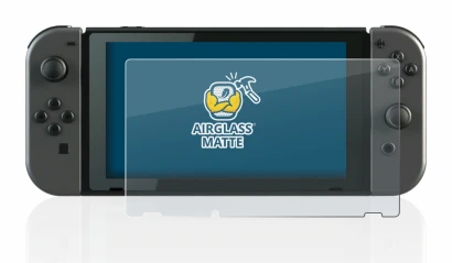Image de l'appareil Nintendo Switch avec une grande variété de protections d'écran.