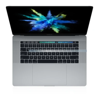 Image de l'appareil Apple MacBook Pro 15" 2017 (Touch Bar UNIQUEMENT) avec une grande variété de protections d'écran.