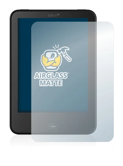 Image de l'appareil Tolino Vision 4 HD avec une grande variété de protections d'écran.