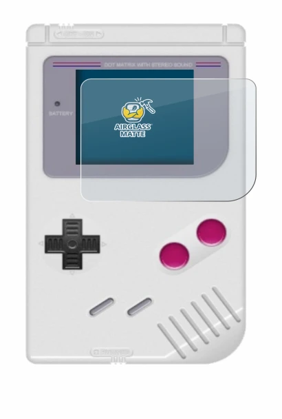 Image de l'appareil Nintendo Gameboy (1989) avec une grande variété de protections d'écran.