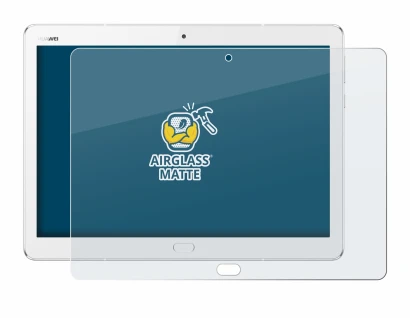 Image de l'appareil Huawei MediaPad M3 Lite 10.1 avec une grande variété de protections d'écran.