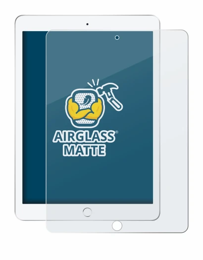 Image de l'appareil Apple iPad 9.7" 2018 (6ème Gen.) avec une grande variété de protections d'écran.