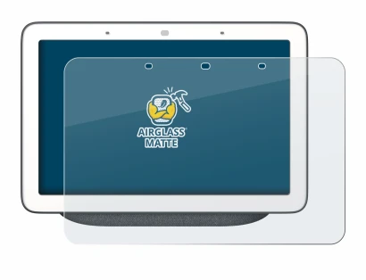 Image de l'appareil Google Home Hub avec une grande variété de protections d'écran.