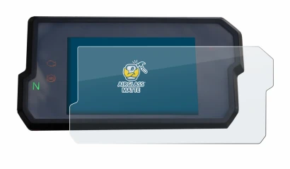 Image de l'appareil KTM 125 / 390 Duke 2017+ avec une grande variété de protections d'écran.