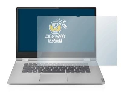 Image de l'appareil Lenovo IdeaPad C340 15" avec une grande variété de protections d'écran.