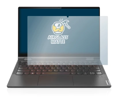 Image de l'appareil Lenovo Yoga C640 avec une grande variété de protections d'écran.