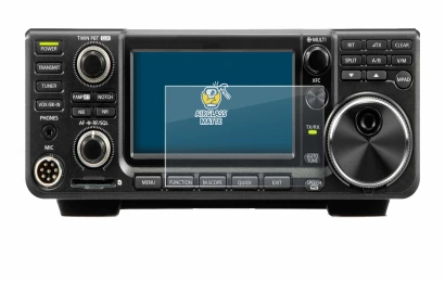 Image de l'appareil Icom IC-9700 avec une grande variété de protections d'écran.