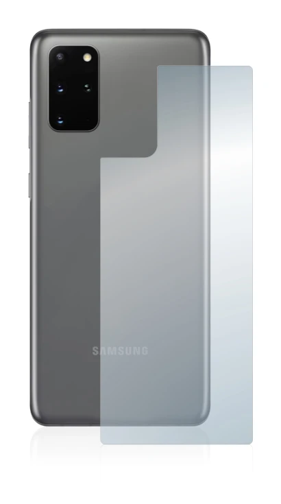 Image de l'appareil Samsung Galaxy S20 Plus 5G (Arrière) avec une grande variété de protections d'écran.