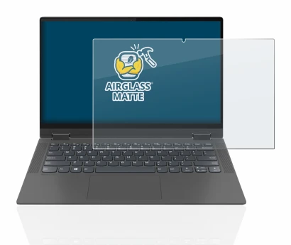 Image de l'appareil Lenovo IdeaPad Flex 5 14" 2020 avec une grande variété de protections d'écran.