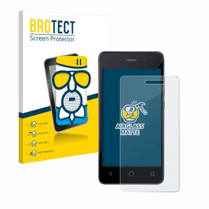 Face avant d’un emballage produit avec le logo de la marque BROTECT. À côté, l’appareil Omnipod Dash est représenté avec la pr