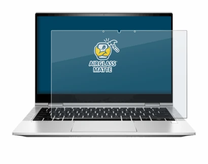 Image de l'appareil HP EliteBook x360 830 G8 avec une grande variété de protections d'écran.