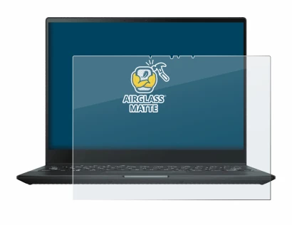 Image de l'appareil ASUS Rog Flow X13 2022 avec une grande variété de protections d'écran.