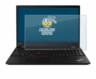 Image de l'appareil Lenovo ThinkPad P14s avec une grande variété de protections d'écran.