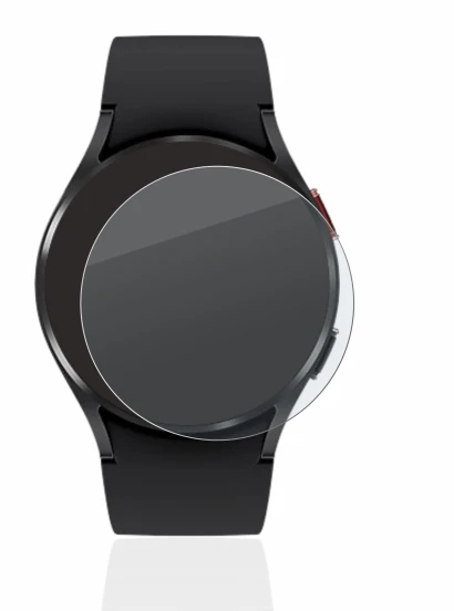Image de l'appareil Samsung Galaxy Watch 4 (40mm) avec une grande variété de protections d'écran.