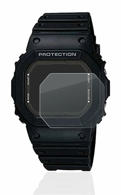 Image de l'appareil Casio G-Shock GW-5000-1JF avec une grande variété de protections d'écran.