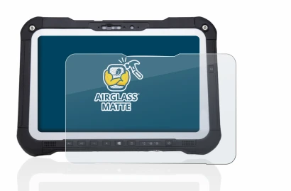 Image de l'appareil Panasonic Toughbook FZ-G2 avec une grande variété de protections d'écran.