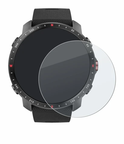 Image de l'appareil Polar Grit X Pro avec une grande variété de protections d'écran.