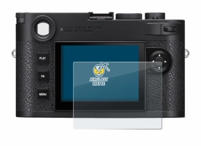 Image de l'appareil Leica M11 avec une grande variété de protections d'écran.